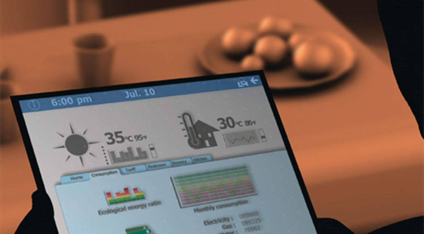 Billede af smart meter - ipad